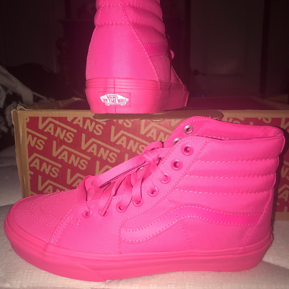 Hot pink Vans brand new